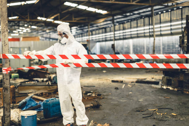 Professional Biohazard technician working in Tollhouse, CA